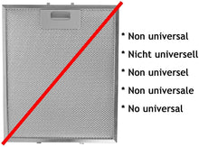 Load image into Gallery viewer, Grease Filter Metal Filter Square 506 x 300 mm Suitable for Bosch Siemens Cooker Hoods 744829

