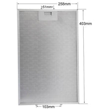 Load image into Gallery viewer, 81485031 - Cooker Hood Metal Grease Filter 401x258 mm For Teka DG2 Isla
