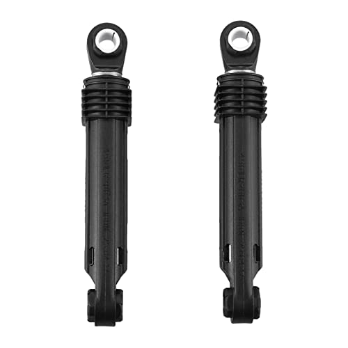 2 Pcs 100N Compatible for LG Washing Machine Shock Absorber Washer Front Load Part Black Plastic Shell 