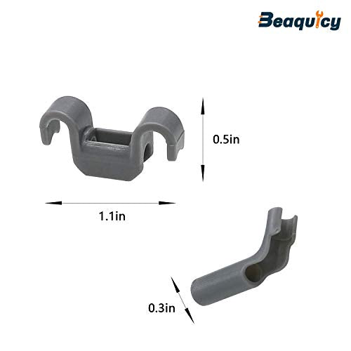 Beaquicy 00428344 Dishwasher Bearing Lower Rack Flip Tine Clip Kit 00418499 , Bosch, 