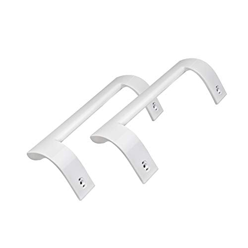 4321270300 Refrigerator Door Handle COMPATIBLE with Beko, Savoid and Smeg (Set of 2) White. Replacement Code compatible: 