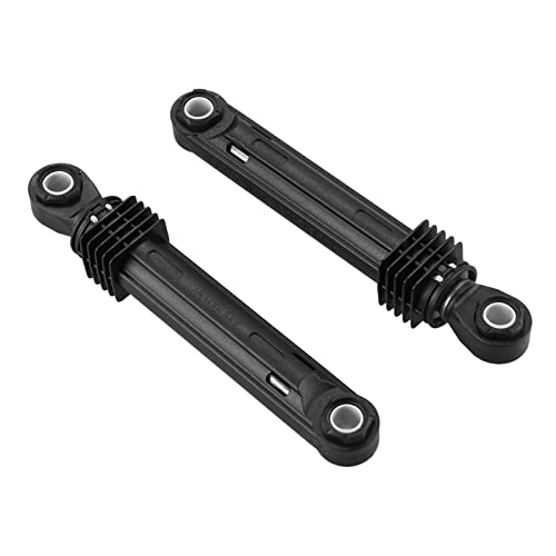 2 Pcs 100N Compatible for LG Washing Machine Shock Absorber Washer Front Load Part Black Plastic Shell 