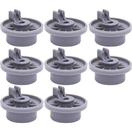 Ultra Durable 165314 Dishwasher Lower Rack Wheel Replacement Part by Blue Stars - Easy to Install - Exact Fit for Bosch & Kenmore Dishwashers - Replaces 420198 AP2802428 PS3439123 - PACK OF 8