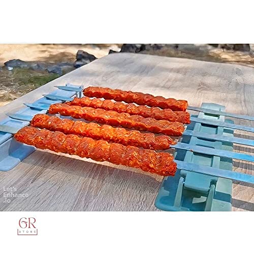 Spieße Kebab Maker Barbecue Stringer Box Maschine Rindfleisch Fleisch Gemüse String Grill Küche Zubehör Outdoor BBQ Gadget Turk