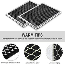 Load image into Gallery viewer, 97007696 Charcoal Odour Filter for Range vent hood (8 3/4&quot; X 10 1/2&quot; X 3/8&quot;)-3 Pack
