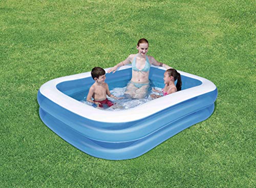 Bestway 12819 Inflatable Swimming Pool 83"x52"x18"  211 x 132 x 46 cm.