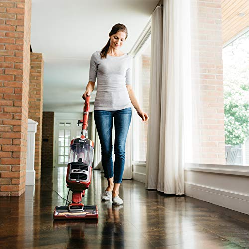 Shark ZU561 Navigator Lift-Away Speed ​​Self Cleaning Brushroll Aspirapolvere verticale leggero con filtro HEPA, Red Peony