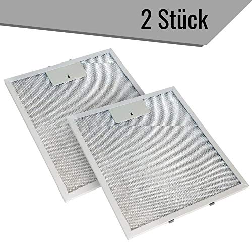 Filtro antigrasso in metallo per cappe aspiranti, 320 x 260 mm, filtro antigrasso con griglia x2