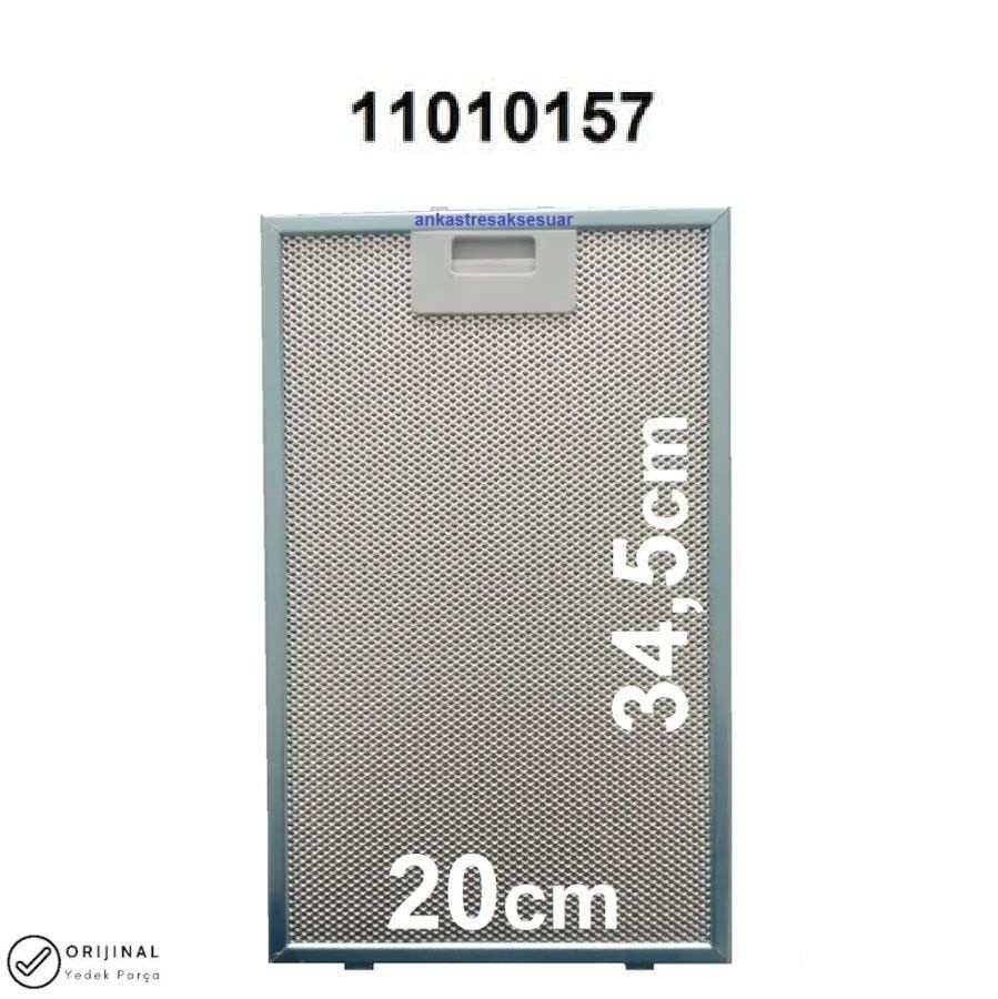 Filtro aspirante caldo compatibile 11010157 345 x 200 mm filtro grasso per aspirante caldo