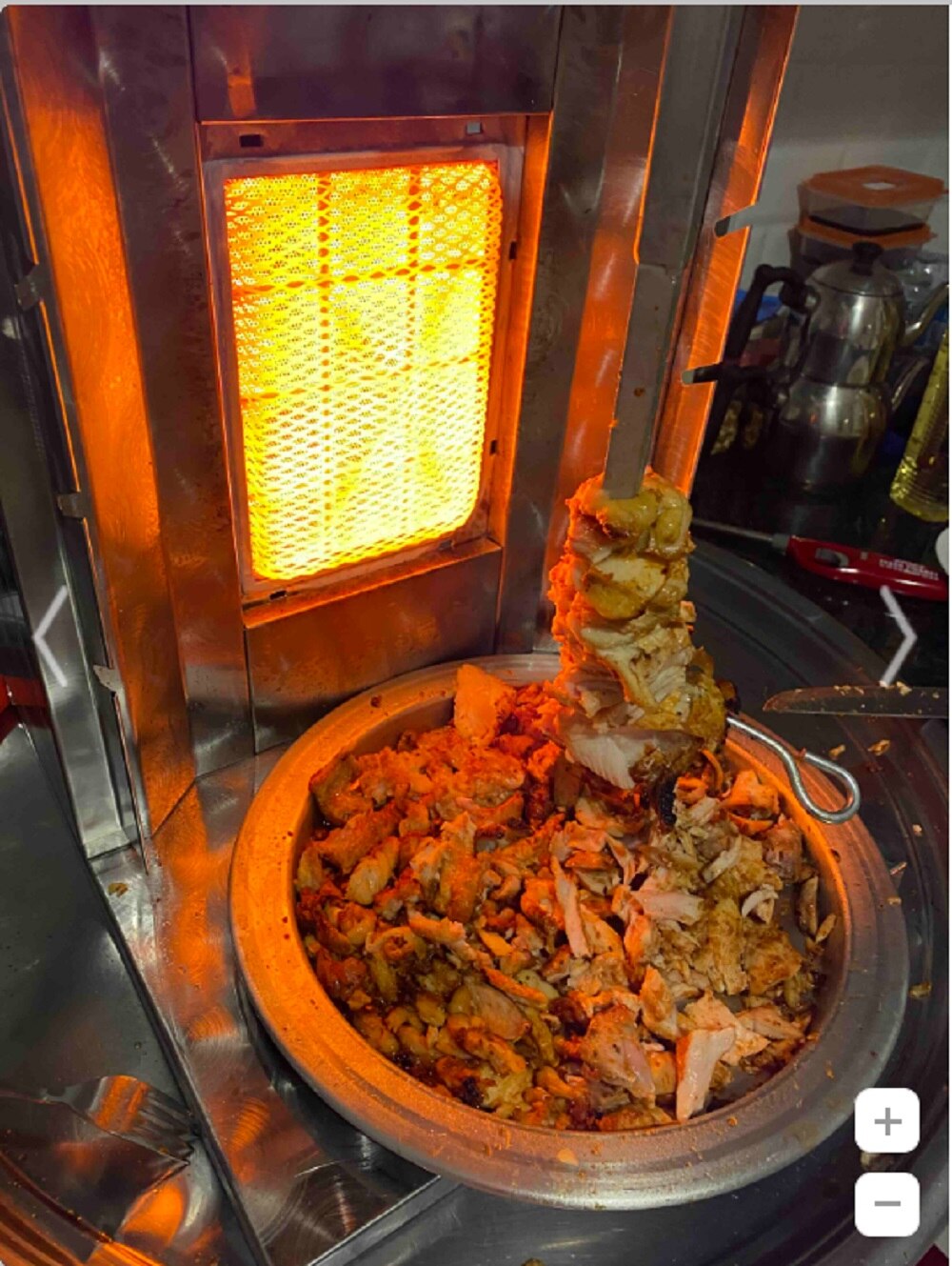 Döner Kebab Maschine, Mini Typ Döner Maschine Ein-Augenlos, Döner Kocher Shawarma