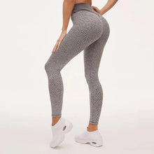 Load image into Gallery viewer, Grid Tights Yoga Pants Women Seamless High Waist Leggings Breathable
