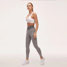 Load image into Gallery viewer, Grid Tights Yoga Pants Women Seamless High Waist Leggings Breathable
