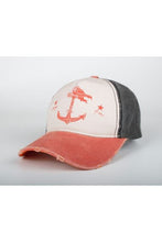 Load image into Gallery viewer, 14.99$ | Nautical 100% Cotton Sailor Hat: Unisex, Adjustable, with Vintage Anchor Applique - Perfect for All Seasons &amp; Maritime Adventures
