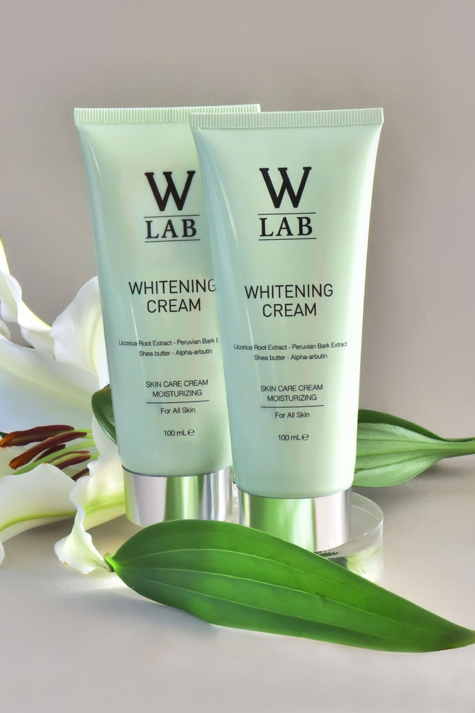 W-LAB Whitening Cream 100ml - All-Natural Skin Moisturizer for Even-Toned Radiance